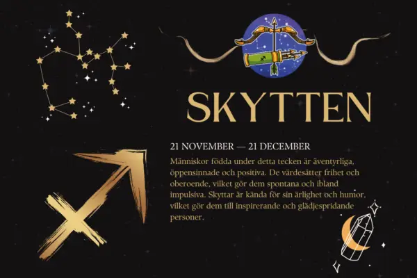 Skyttens tid: 21 november – 21 december